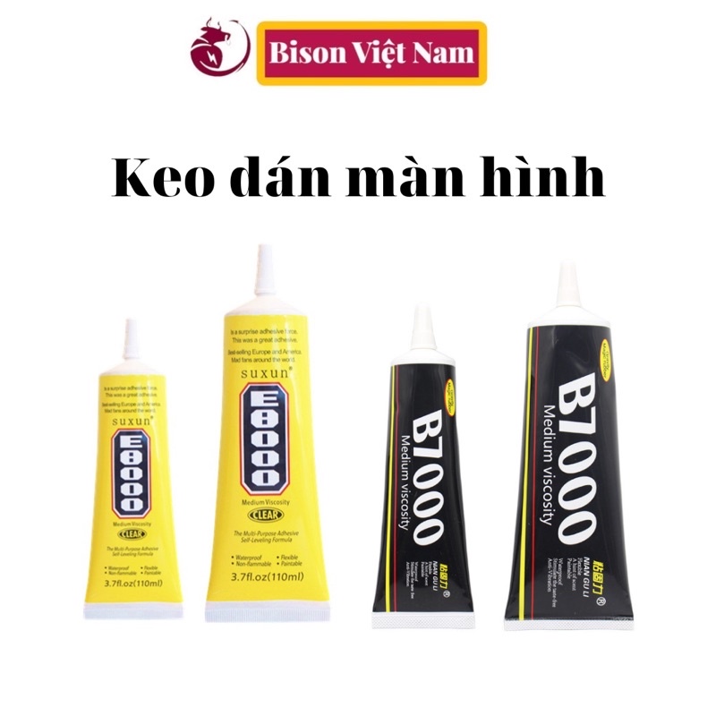 Keo Dán Điện Thoại B7000/T7000/E8000(15ml-50ml) Keo Đen/Trắng