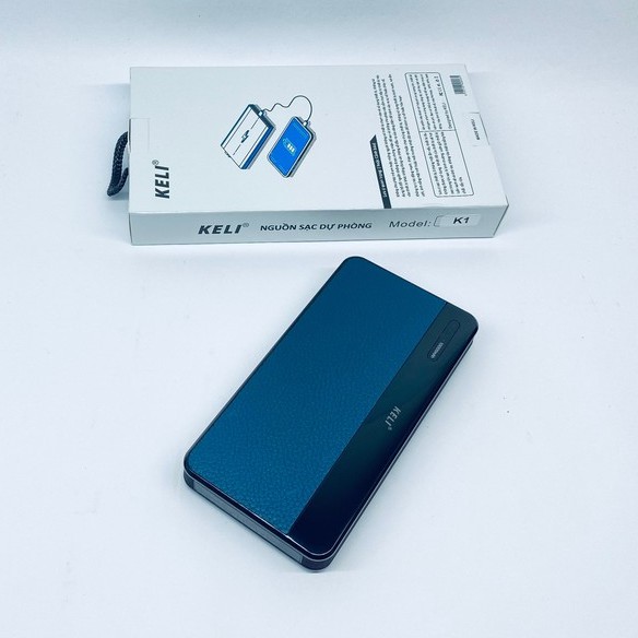 Sạc Dự Phòng, Pin Sạc Dự Phòng Keli Dung Lượng Chuẩn 10000mAh, Sạc Nhanh, Thiết Kế Đẹp, Sang Trọng