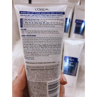 Sữa Rửa Mặt Trắng Da LOreal White Perfect 50ml