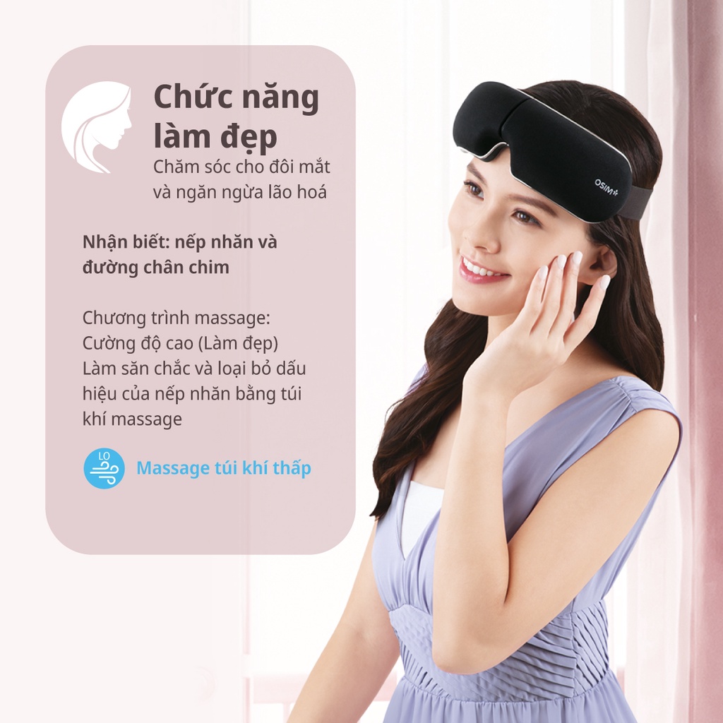 OSIM Kính massage uVision Air