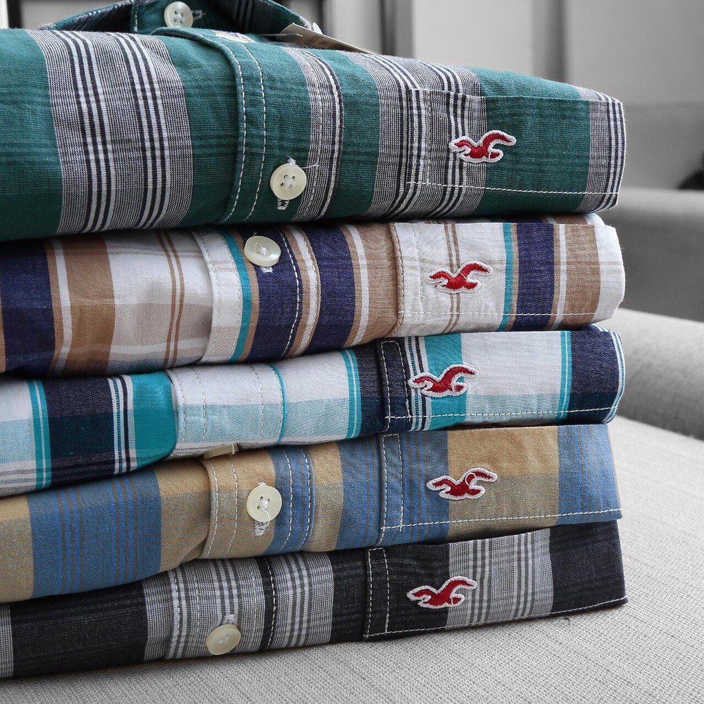 Áo Sơ Mi Caro Nam Tay Ngắn Hàng Xuất Khẩu | BigBuy360 - bigbuy360.vn