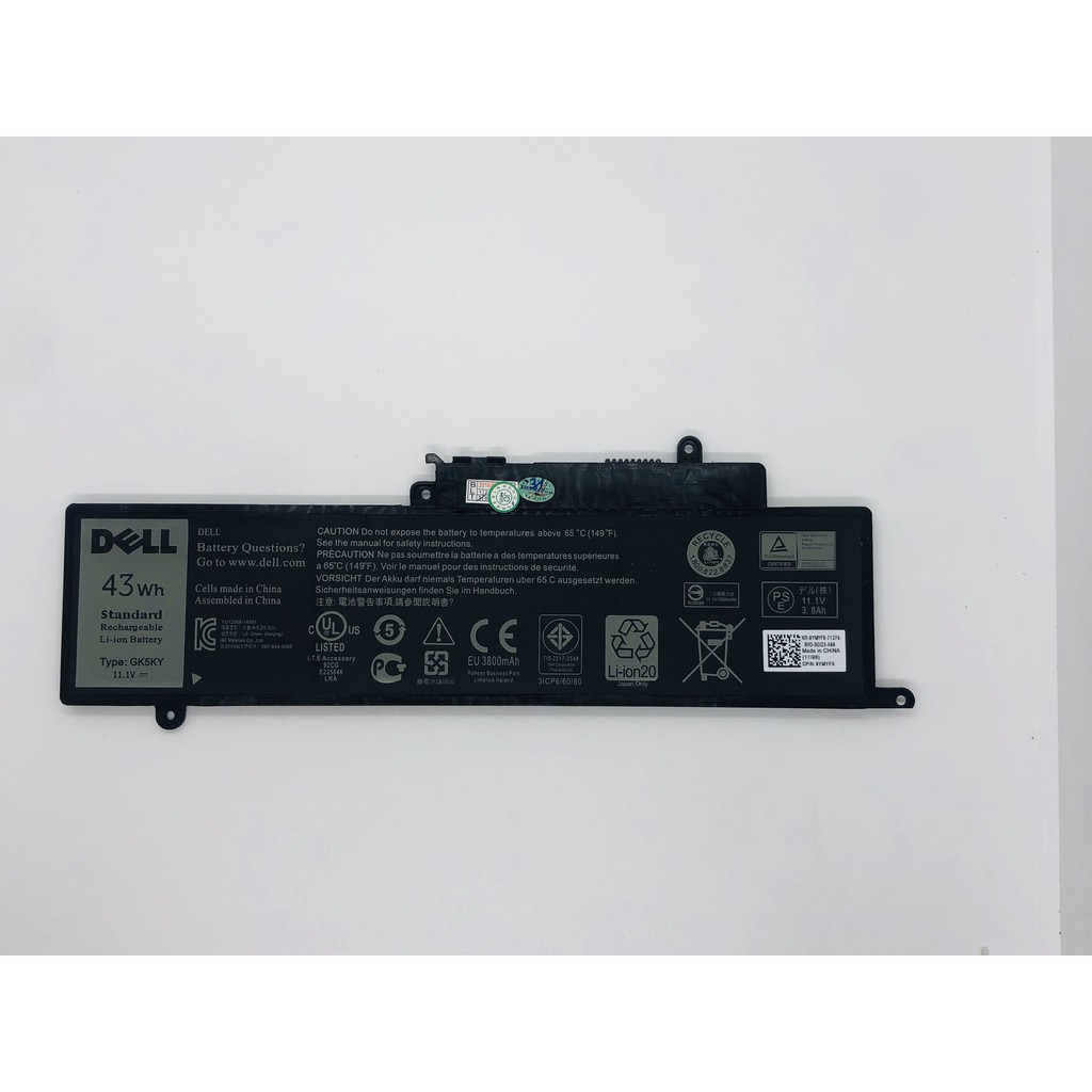 Pin Laptop Dell Inspiron 11 3147 3148 3000 3152 13 7347 7348 7359 7352 Inspiron 15 7558 7568 Mã Pin GK5KY