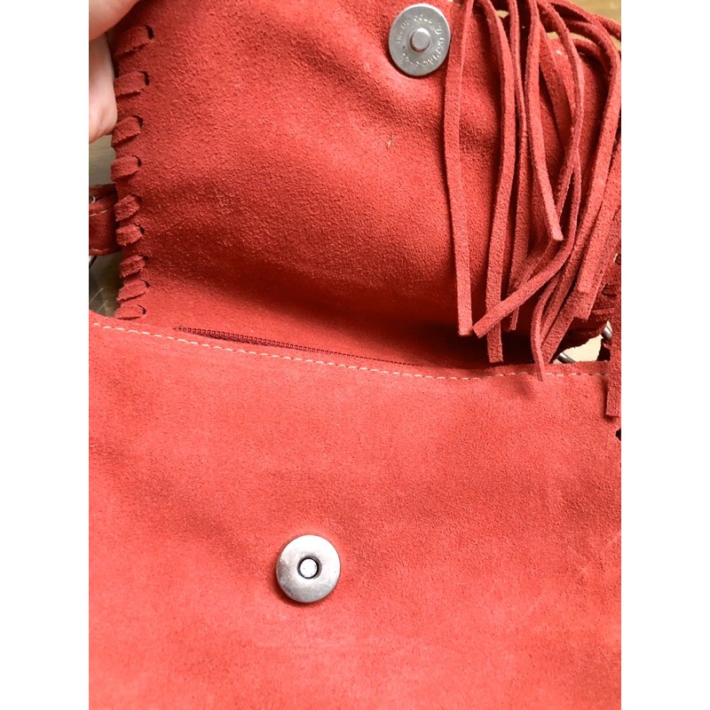 Túi đeo chéo tassel messenger bag customized like new