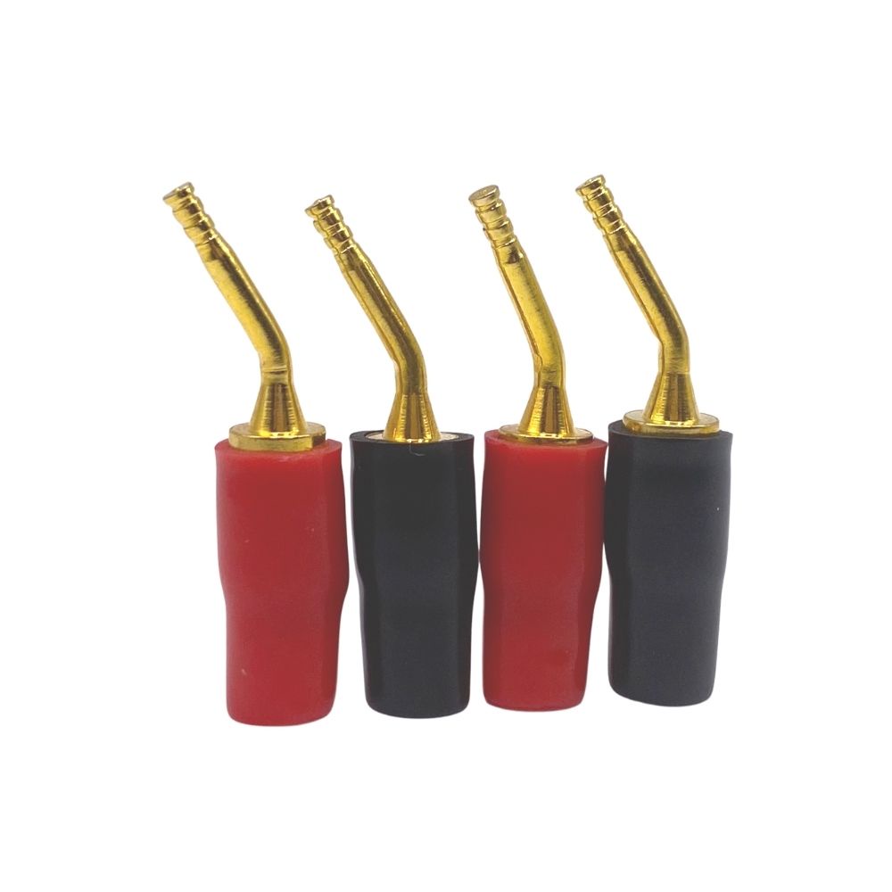 Combo 4 Jack Mỏ Chim Cong 965, Đầu Mạ Vàng - Giắc Mỏ Chim Giá Tốt - Jack Cắm Loa Mỏ Chim Lỗi 1 Đổi 1 Trong 7 Ngày