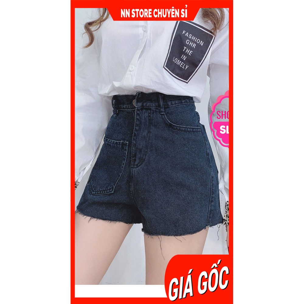 Quần short jean nữ  Quần đùi nữ chất jean cao cấp thêu hoa thêu chữ in hoạt hình dễ thương SLT short jean tổng hợp