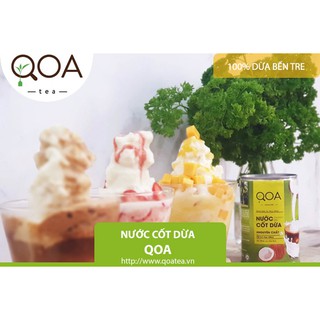 [Hỏa tốc] Nước cốt dừa QOA 400ml
