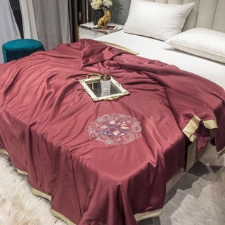 Chăn hè Tencel thêu