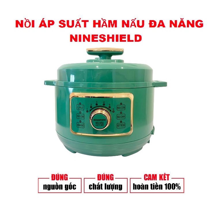 NỒI ÁP SUẤT NINESHIELD KB-618 DUNG TÍCH 4 LÍT ĐA CHỨC NĂNG