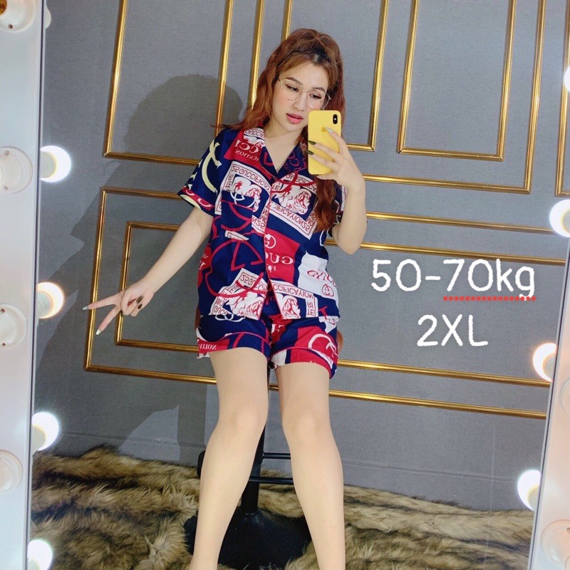 XẢ KHO Bộ Pijama bigsize kate thái nhung 45-65kg