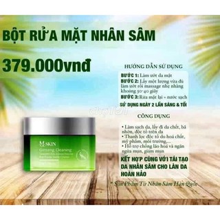 Bột Rữa Mặt Nhân Sâm Mq Skin 50g