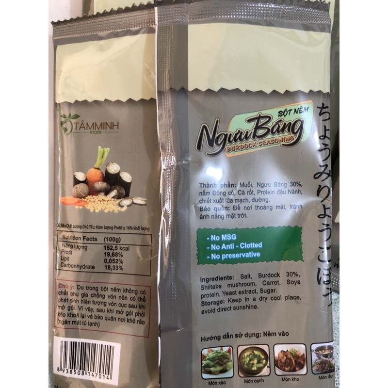 Bột nêm Ngưu Báng-Chay[60g]