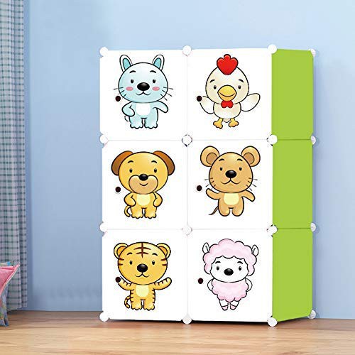Tủ quần áo nhựa lắp ghép 6 ô sâu 37cm - Tủ đựng quần áo cho người lớn lắp ráp đa năng thông minh