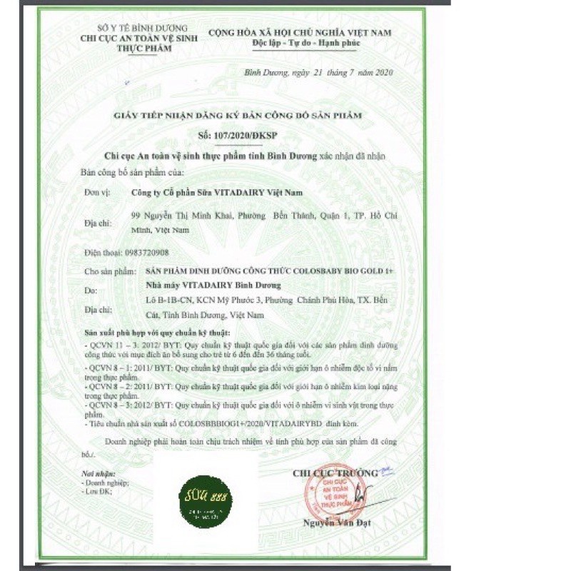 Sữa dinh dưỡngSữa colosbaby BIO số 0 + 1+ 2+. Bảo vệ hệ tiêu hoá của trẻ.