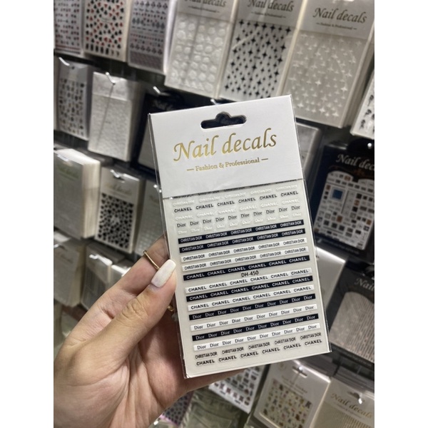 Sticker dán móng tay nhiều hình
