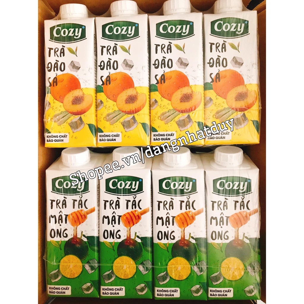 {1 THÙNG 24 Hộp} Trà Cozy Trái Cây 3 vị