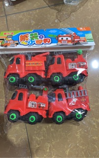 Bộ 4 xe cứu hoả