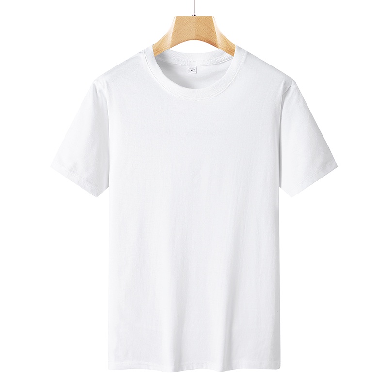 Áo Thun 100% Cotton Tay Ngắn Cổ Tròn Đơn Giản Dành Cho Nam Và Nữ Có Size Lớn