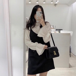 SET ÁO VOAN KÈM YẾM ĐEN