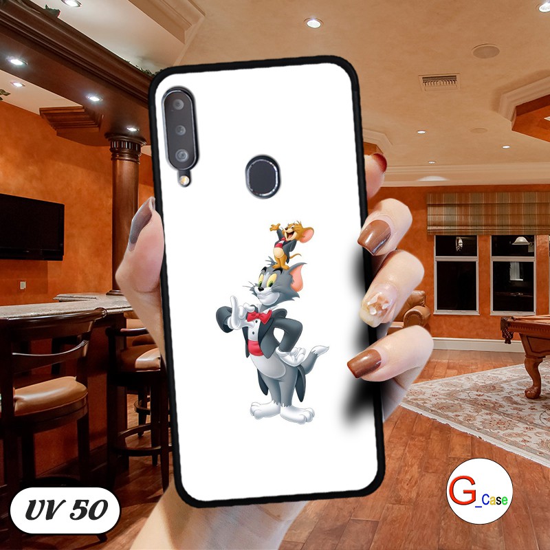 Ốp điện thoại Samsung Galaxy A20s - lưng nhám viền dẻo