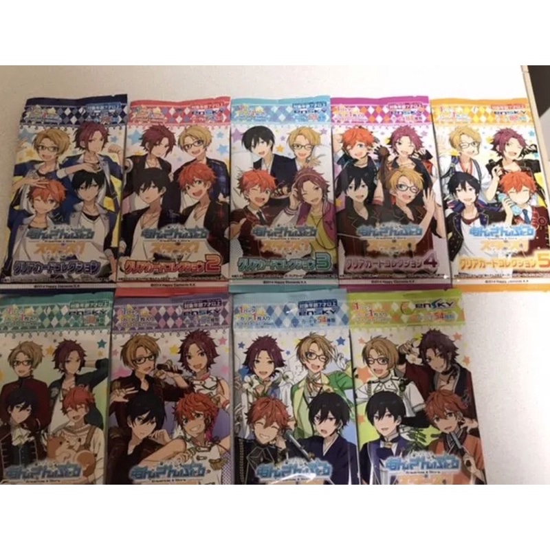 Pack clear card random thẻ nhân phẩm Ensemble Stars/Đào Tạo Thần Tượng vol.1 đến vol.9