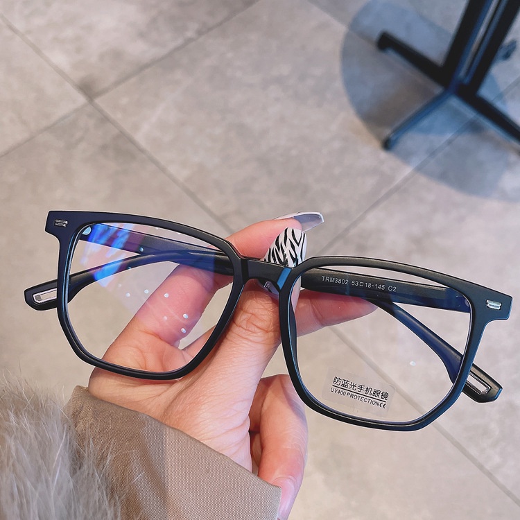 Mắt kính VIENDO 3802 gọng vuông đổi màu chống ánh sáng xanh 0-6.0 độ cho nam nữ (có cắt kính cận theo yêu cầu)