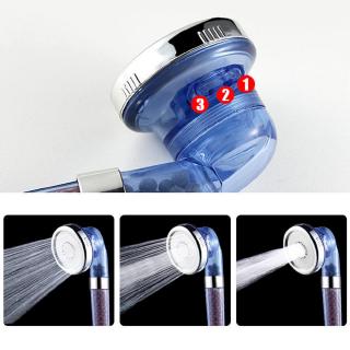 3 Modes Shower Head High Pressure Water Saving Filtered Ionic SPA Shower