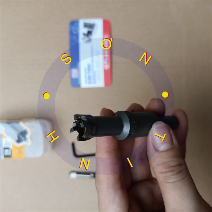 MŨI KHOAN KHOÉT SẮT THÉP, BÊ TÔNG 14mm TOLSEN 75914