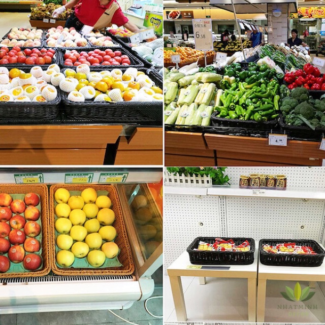 Giỏ nhựa giả mây