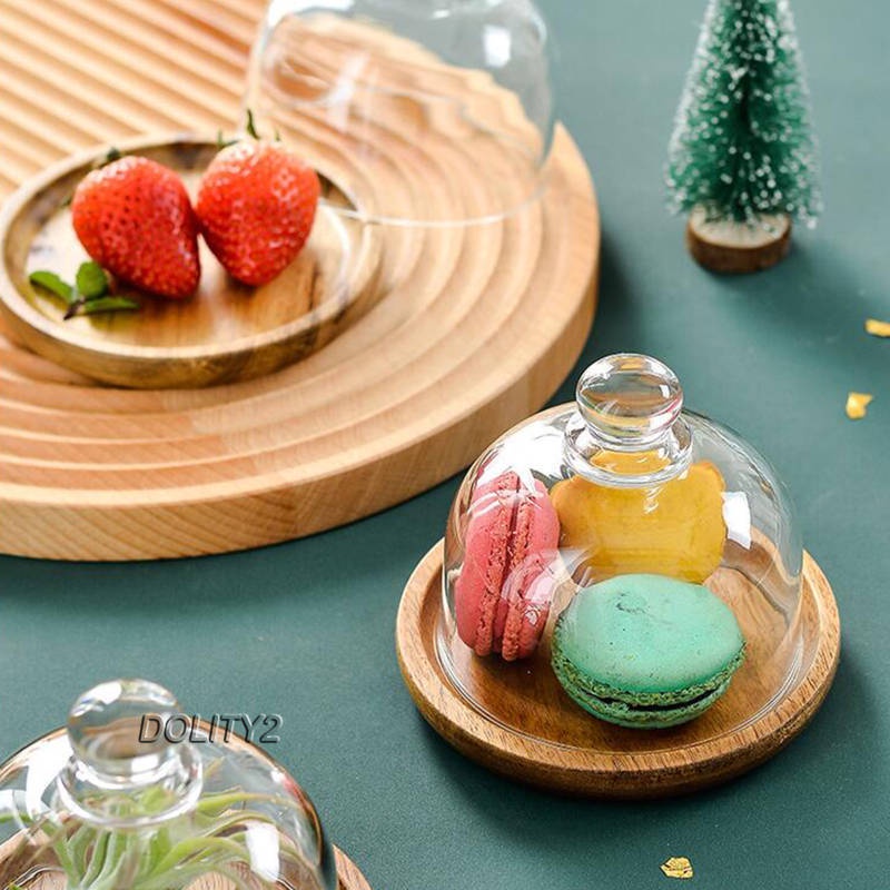Set 2 Khay Kính Trưng Bày Món Tráng Miệng / Bánh Kẹo / BBQ
