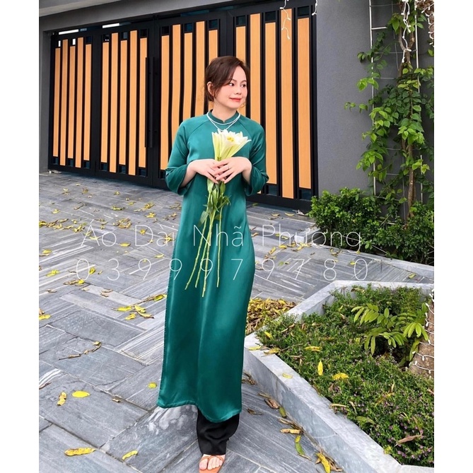 [FREESHIP] Áo Dài Dáng Xuông May Sẵn, Áo Dài Cách Tân Lụa cao cấp