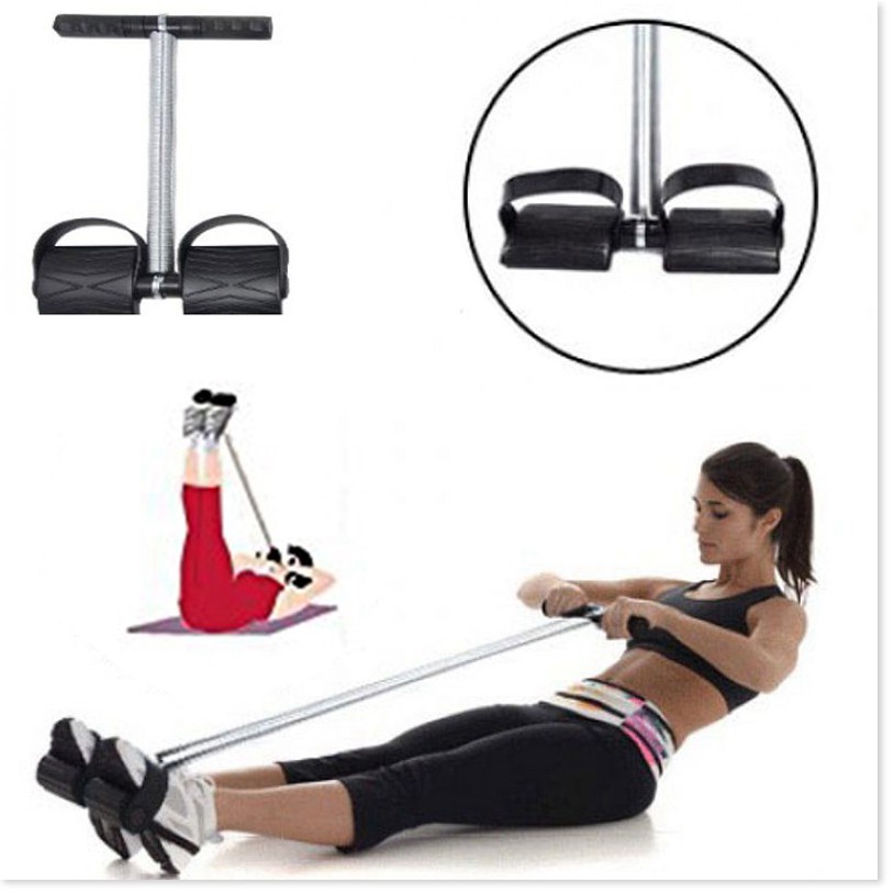 Dây kéo đàn hồi lò xo thép siêu bền Tummy trimmer dụng cụ thể dục tập gym cơ bụng tay eo lưng tại nhà tiện dụng