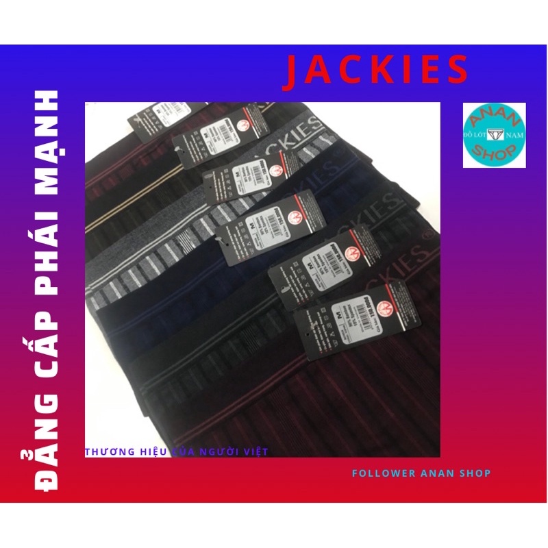 Quần lót nam cao cấp chính hãng Jackies jkvip09 dạng đùi boxer