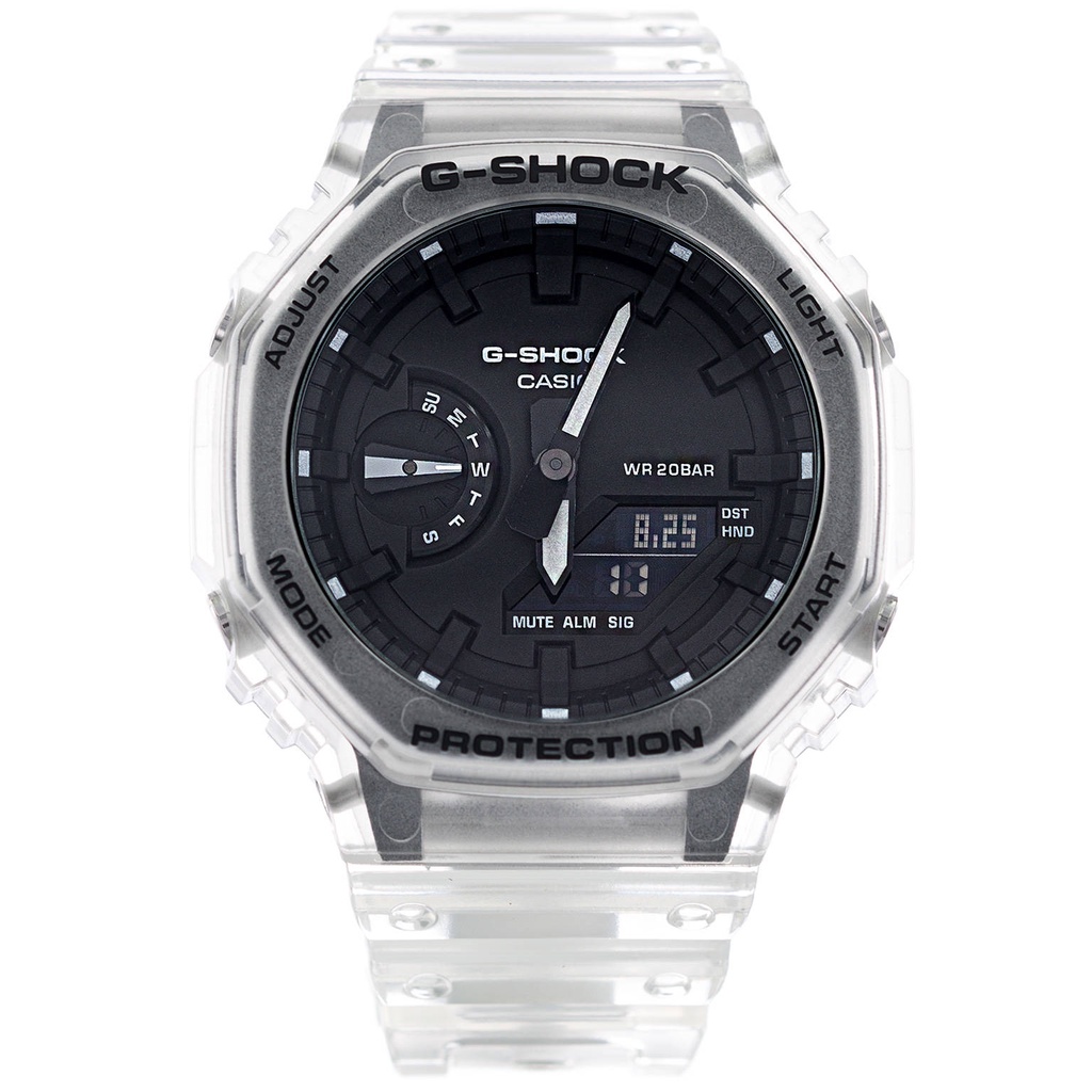 Đồng hồ nam dây nhựa Casio G-Shock chính hãng Anh Khuê GA-2100SKE-7ADR
