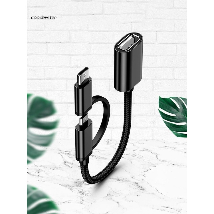 Cáp Chuyển Đổi Cood Usb Type C Micro Usb Di Động Tiện Dụng Cho Laptop