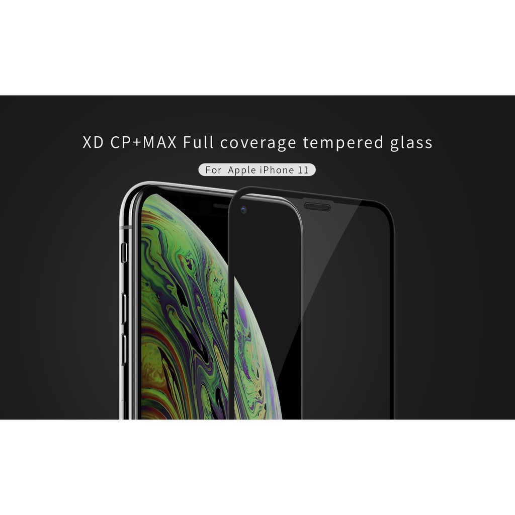 Miếng dán kính cường lực full màn hình Nillkin XD CP + MAX IPhone 11/IPhone 11 Pro/Iphone 11 Pro Max - Huco Việt Nam