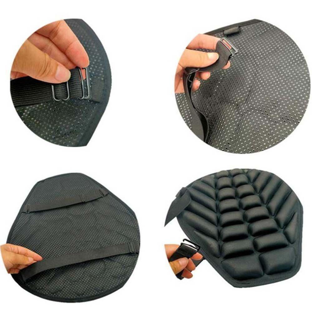 Vỏ Bọc Đệm Đệm Gối Đệm Khí Nén Đàn Hồi Cao 3D Không Có Túi Khí Thông Dụng Cho Xe Máy