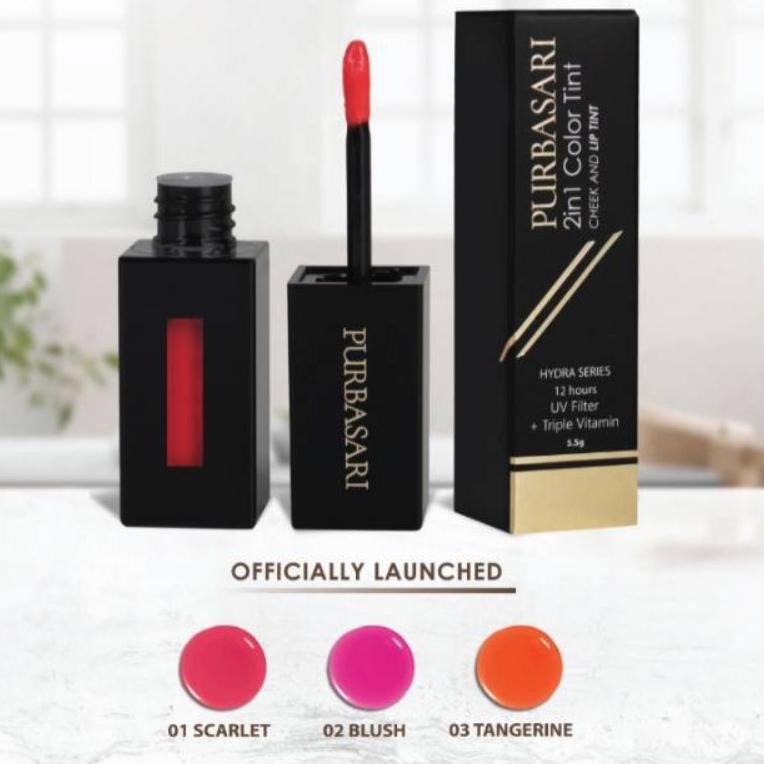 (Hàng Mới Về) Son Tint 2 Trong 1 Màu Sắc Rực Rỡ 17ap3a 5.5g | BigBuy360 - bigbuy360.vn