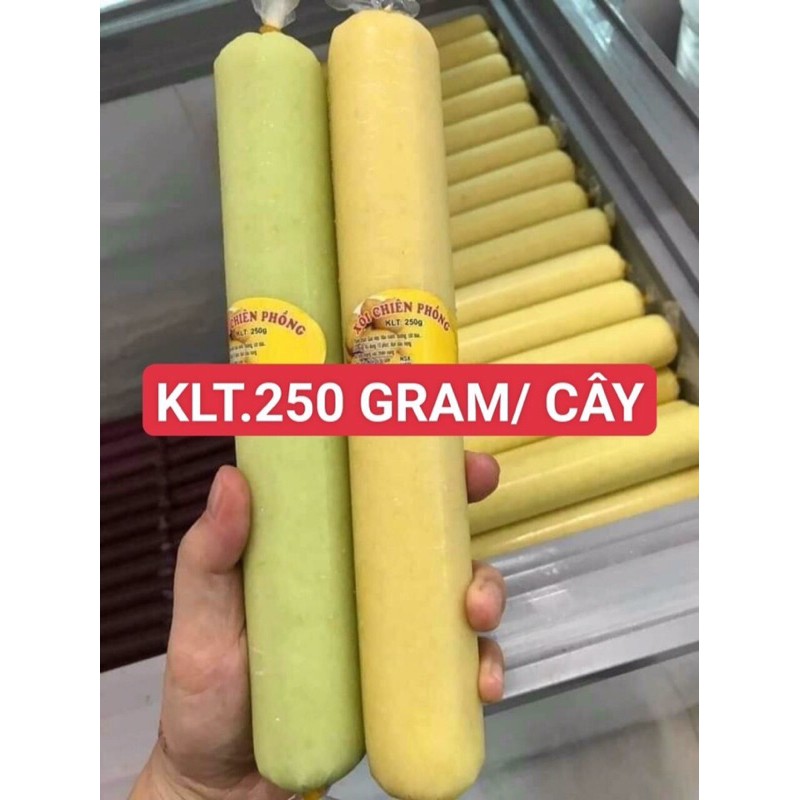 xôi cây chiên phồng 250gr/ cây