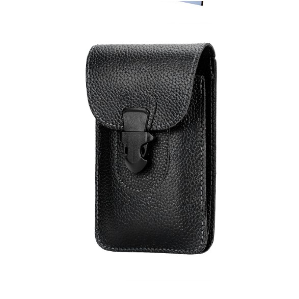 Bao da đựng điện thoại MÃ B20 nhiều Ngăn Tiện Dụng đeo thắt lưng Khóa Gài