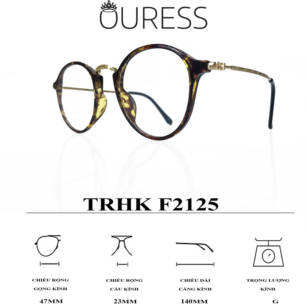 GỌNG KÍNH TR90 PHỐI CÀNG HỢP KIM CAO CẤP BỀN ĐẸP THỜI TRANG – HÀNG CHÍNH HÃNG 2125 6613