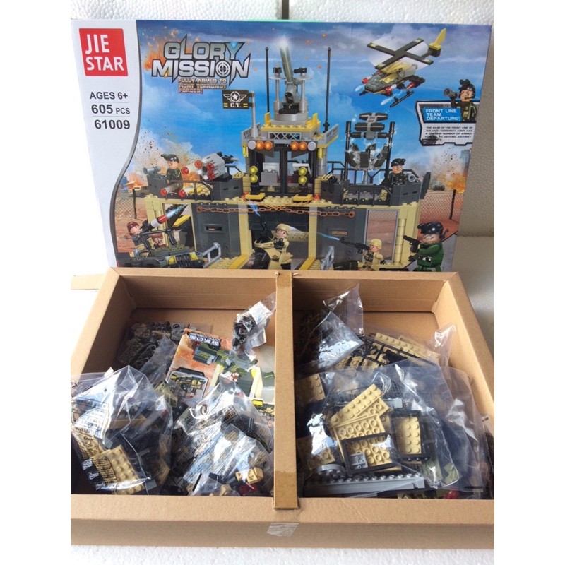 Lego quân sự, lắp ráp pháo đài bất tử Glory Mission