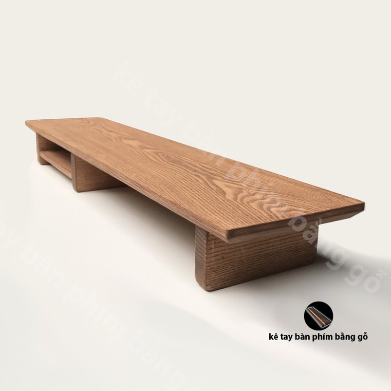 Kệ để màn hình máy tính, laptop - bằng gỗ Sồi loại có vân đẹp...[Có làm theo yêu cầu] | BigBuy360 - bigbuy360.vn