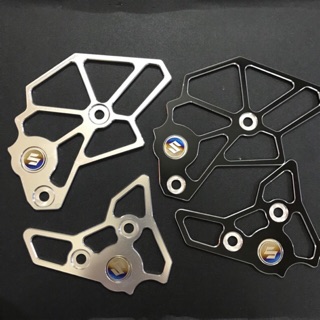 Nẹp sườn nhôm xe Satria,Raider kèm 2 logo s titan