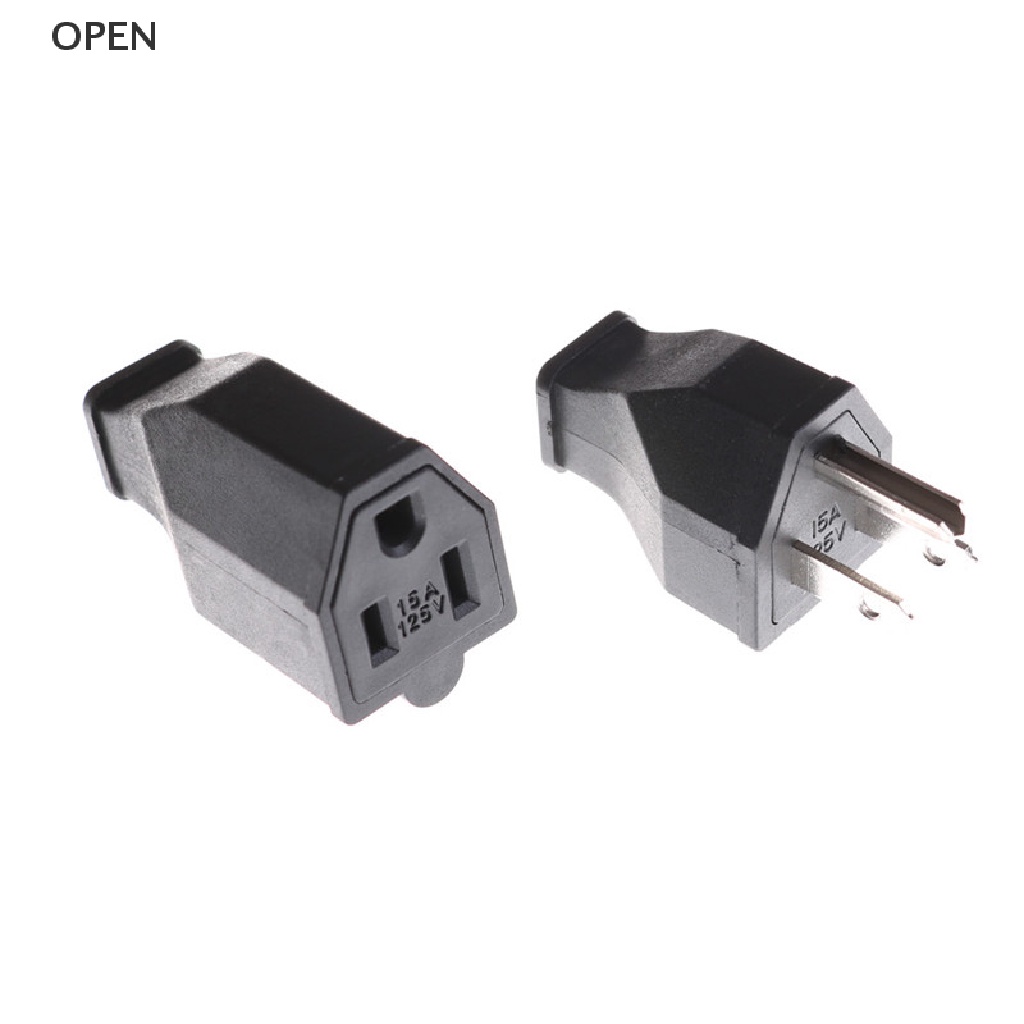 Dây Cắm Nguồn AC 125V 15A 3 Pin Hiệu Suất Cao 0 0 0 0 0