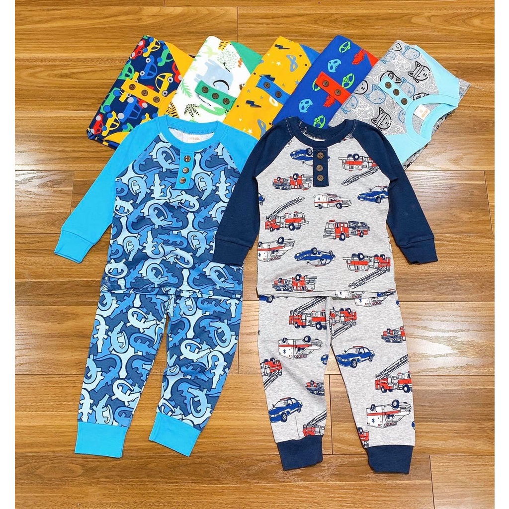 Bộ thu đông cotton bé siêu yêu