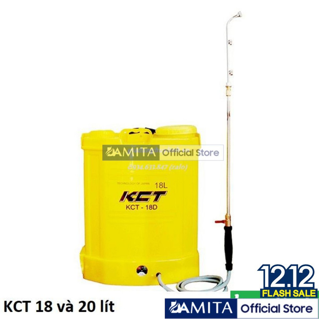 FREESHIP Bình xịt điện phun thuốc trừ sâu KCT 18D - KCT 20D - 18 - 20 lít