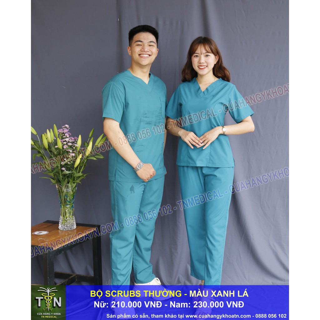 Bộ Scrubs Bác Sĩ Vải Thường - TN Medical