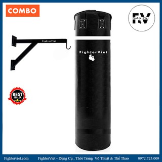 Bao cát đấm bốc 1m2 + khung treo bao cát