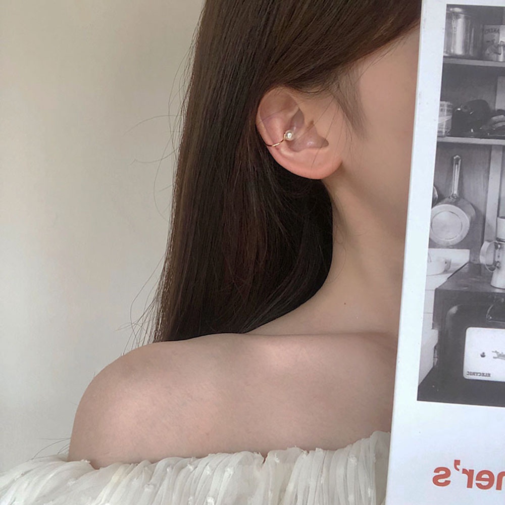 Khuyên Tai Dạng Kẹp Thiết Kế Đơn Giản Phong Cách Retro Thời Trang