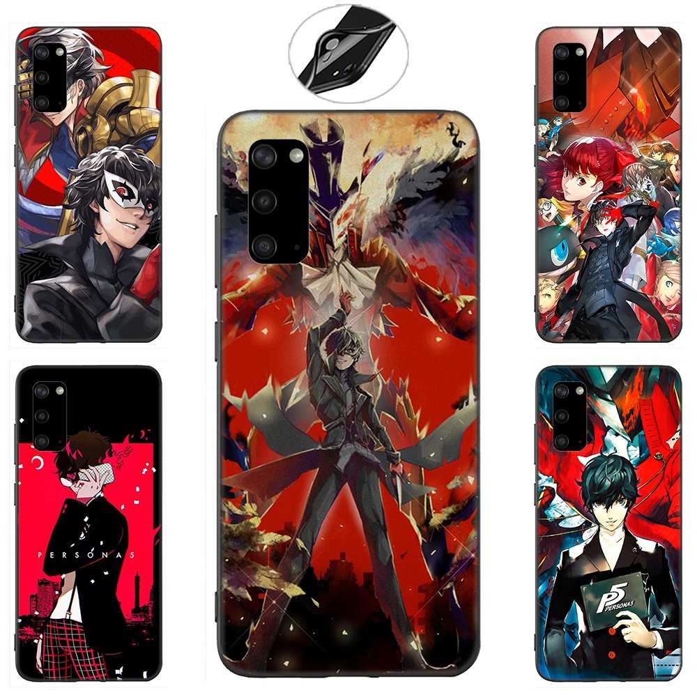 Samsung Galaxy S10 S9 S8 Plus S6 S7 Edge S10+ S9+ S8+ Casing Soft Case 76SF Persona 5 Royal P5 Anime mobile phone case